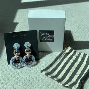 Lele Sadoughi Loop de Loop Earrings